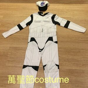Kids White and Black Costume